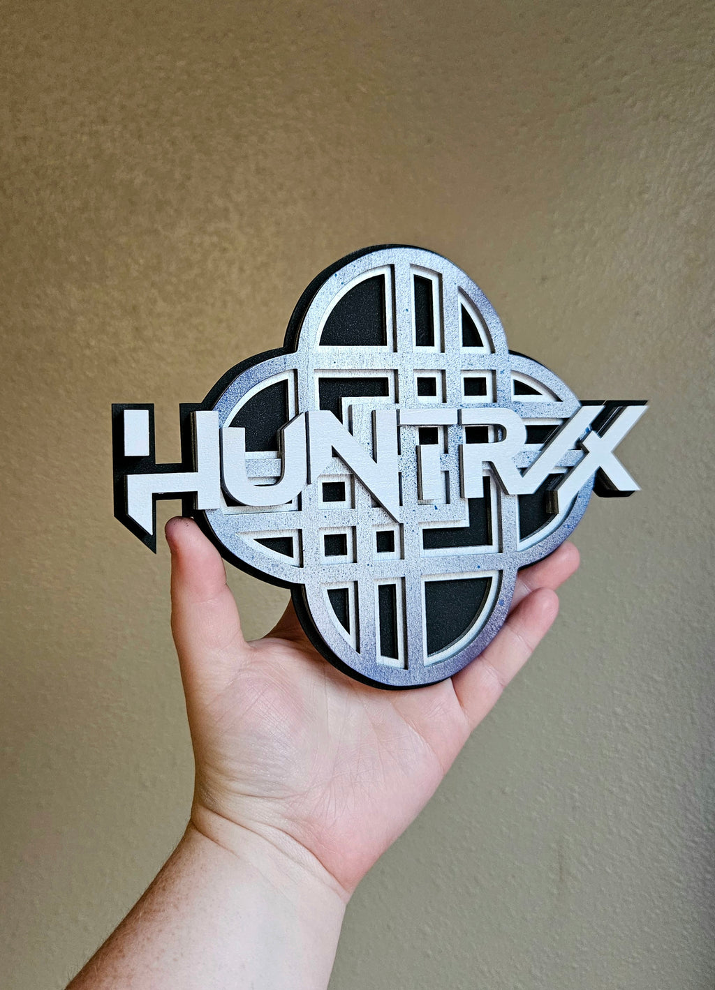 Handmade Made-To-Order Wooden Layered Kpop HUNTR/X Animated Movie Inspired Wall Decor