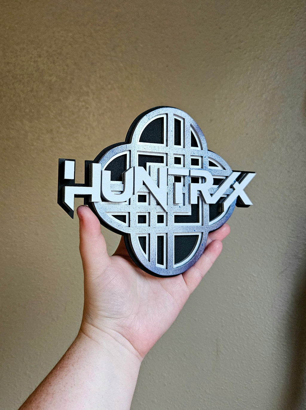 Handmade Made-To-Order Wooden Layered Kpop HUNTR/X Animated Movie Inspired Wall Decor