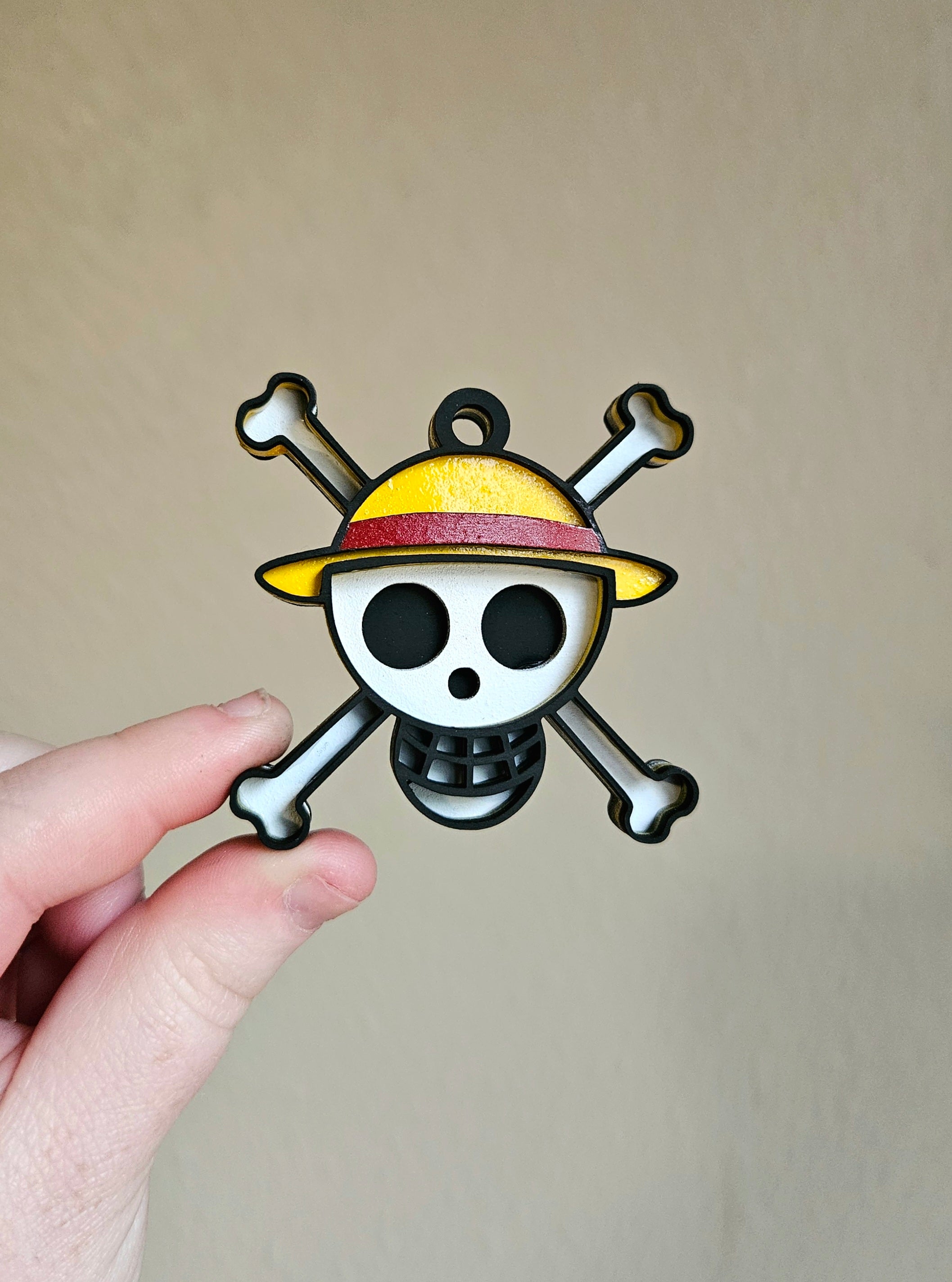 Handmade Made-To-Order 2.4" Wooden Layered Anime TCG Ornament