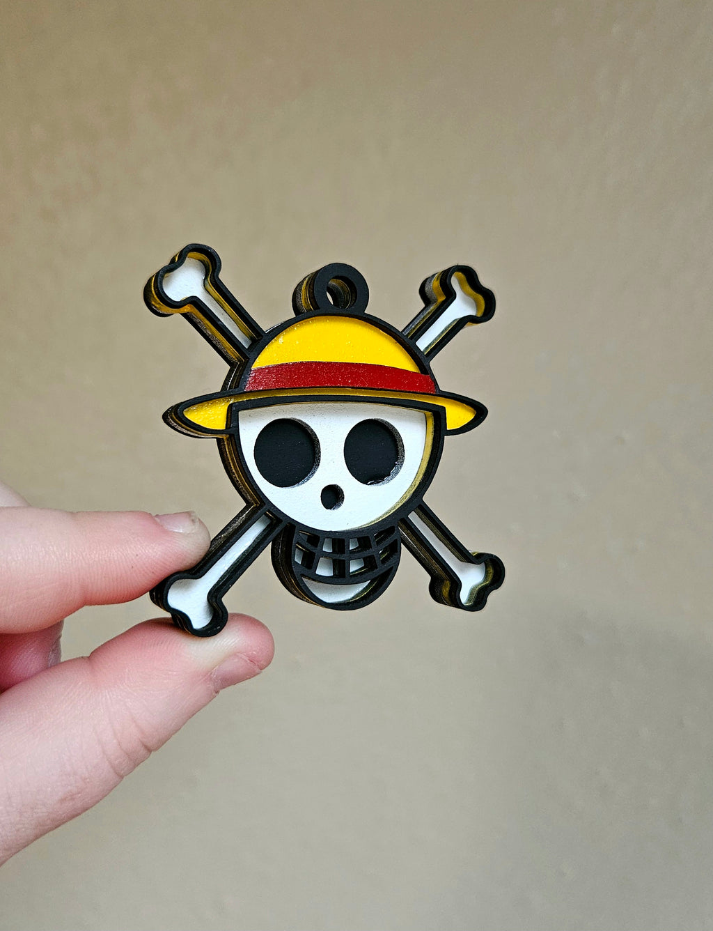 Handmade Made-To-Order 2.4" Wooden Layered Anime TCG Ornament