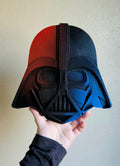 Handmade Made - To - Order 9" Wooden Layered Sith Helmet Movie Inspired Wall Decor - Wynne & Wiley
