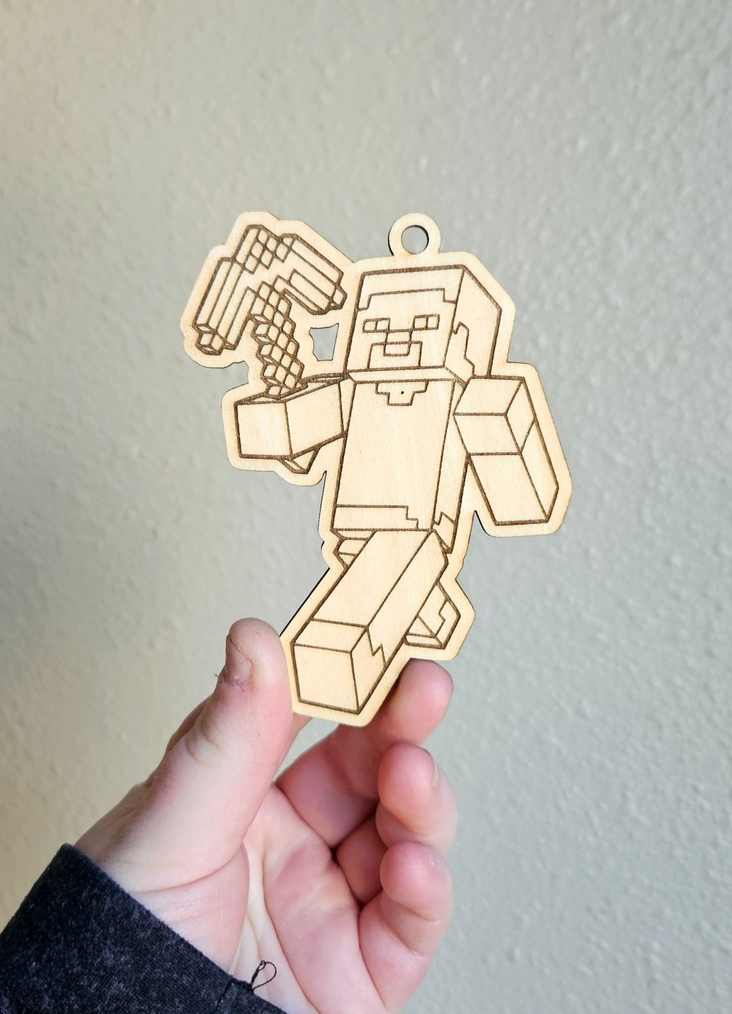 Handmade Made - To - Order 3.25" Wooden Coloring Ornaments - Wynne & Wiley