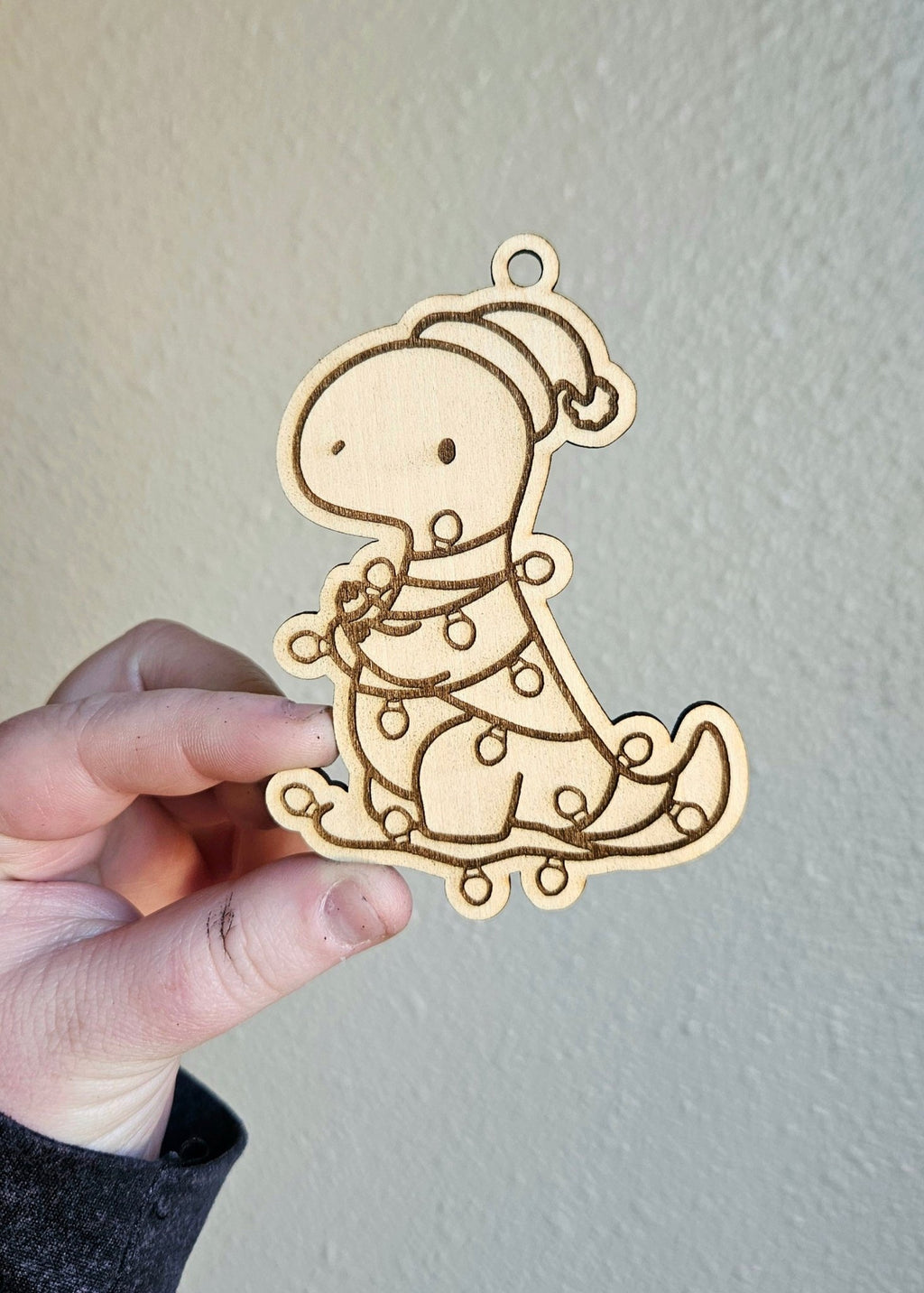 Handmade Made - To - Order 3.25" Wooden Coloring Ornaments - Wynne & Wiley