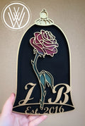Handmade Made - to - Order 9.5" Personalized Wooden Layered Rose Princess Movie Inspired Wall Decor - Wynne & Wiley