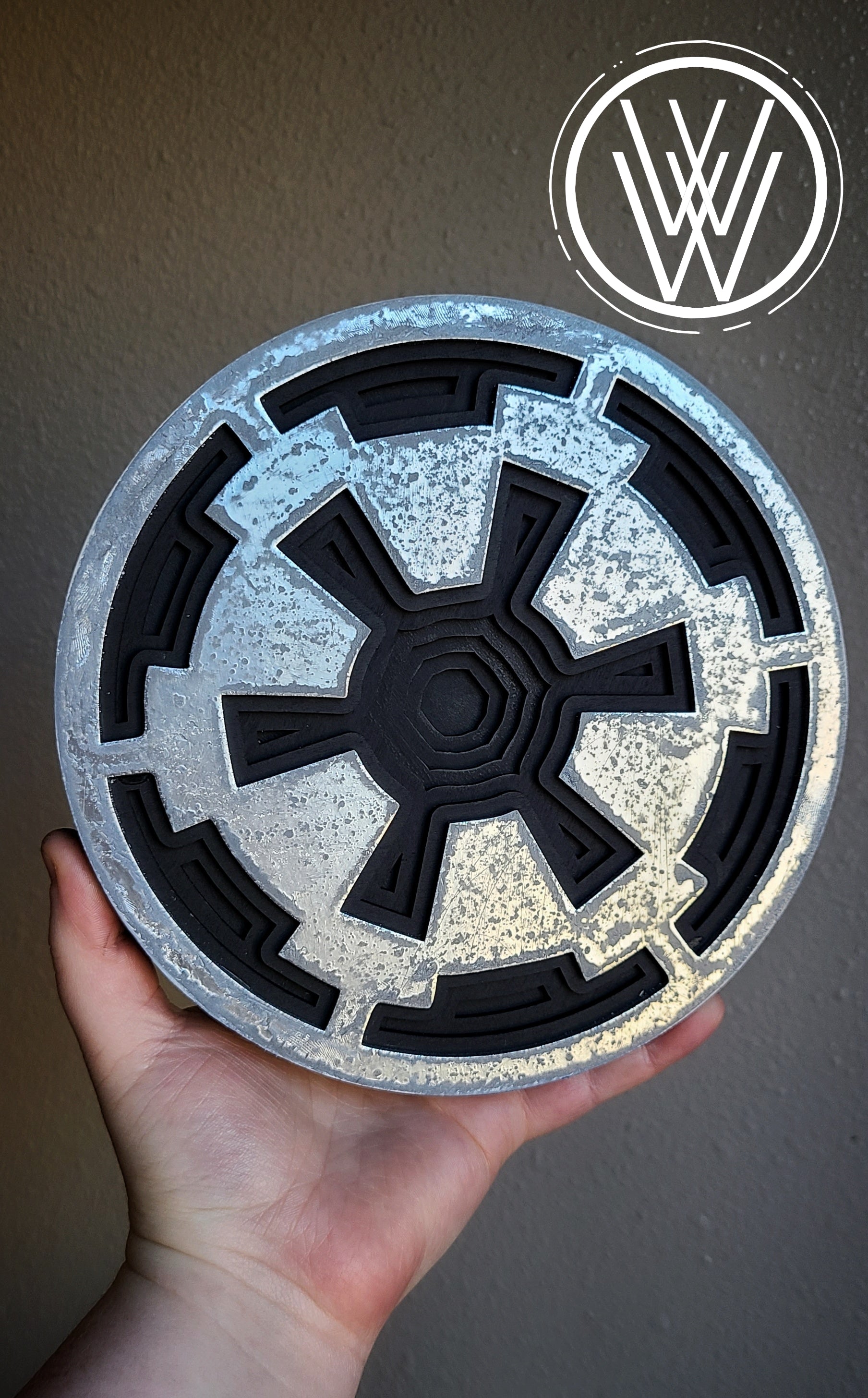 Handmade Made-To-Order 7" Wooden Rebel or Empire Layered Movie Inspired Wall Deor