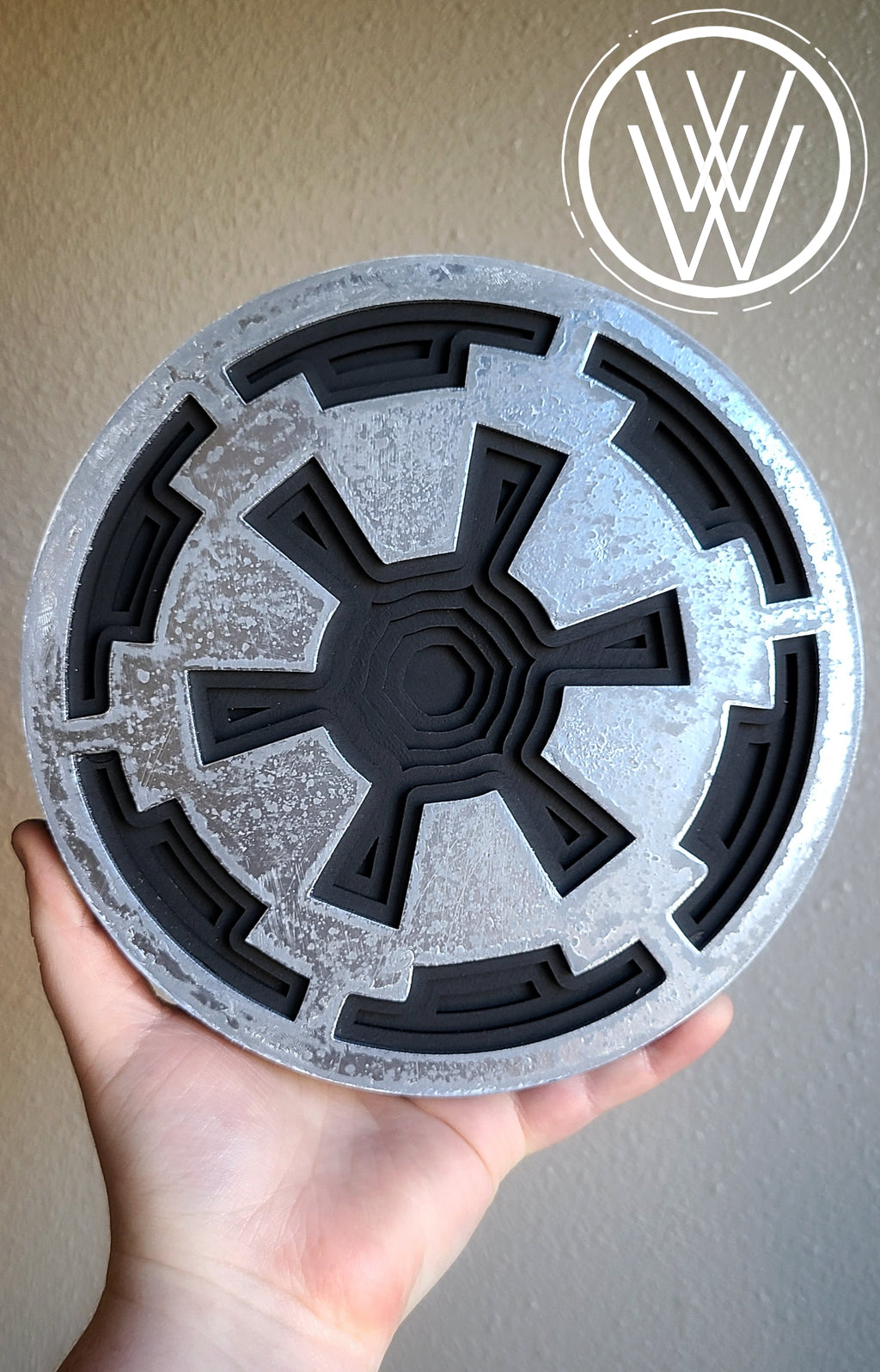 Handmade Made-To-Order 7" Wooden Rebel or Empire Layered Movie Inspired Wall Deor