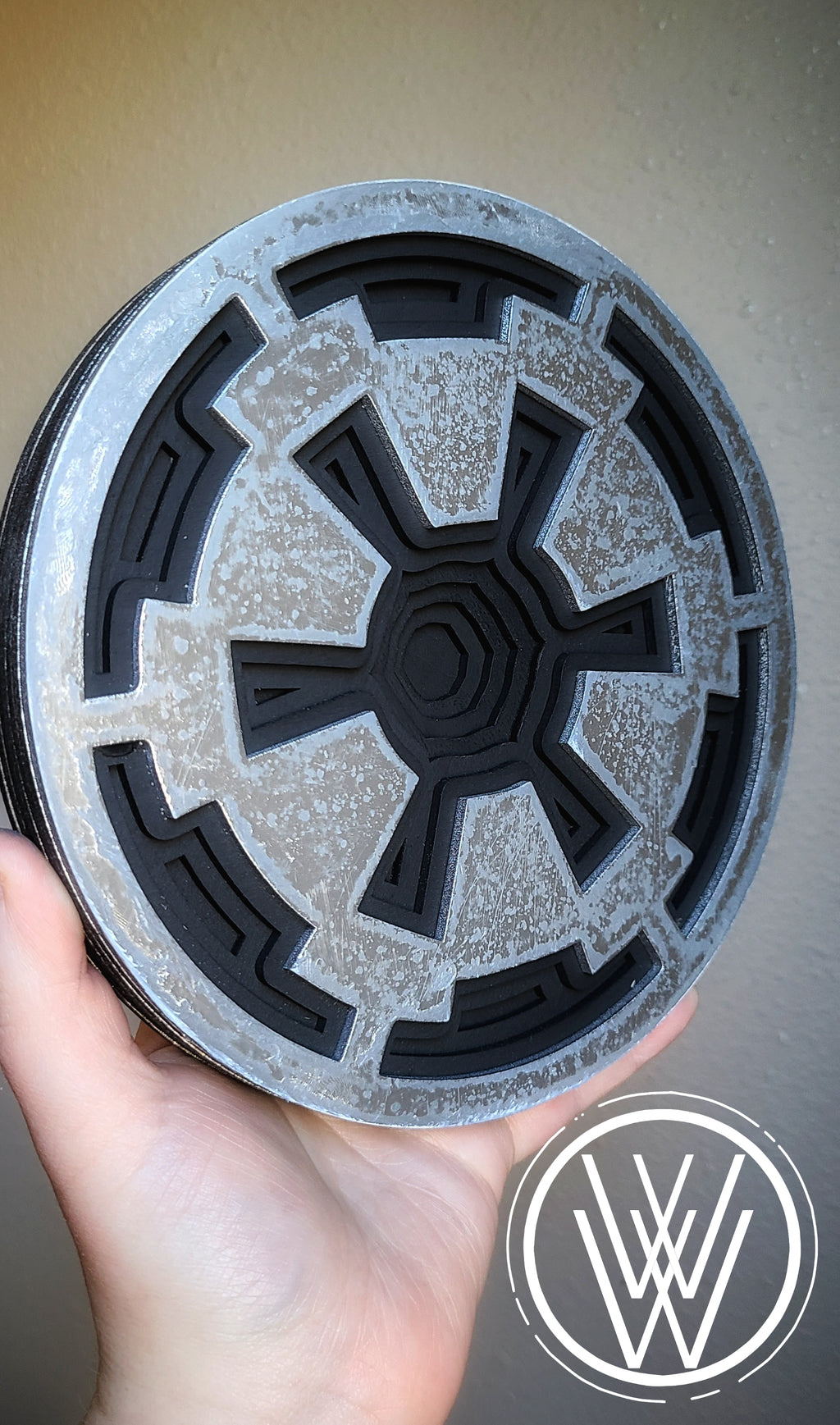 Handmade Made-To-Order 7" Wooden Rebel or Empire Layered Movie Inspired Wall Deor